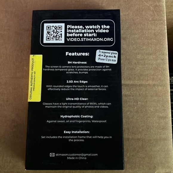 Stimaxon ScreenProtector Camera Lens for iPhone 12 Pro Max 6.7” - Picture 2 of 3